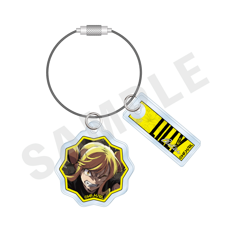 ロックは淑女の嗜みでして　ワイヤー付きアクリルチャーム（鈴ノ宮りりさ）