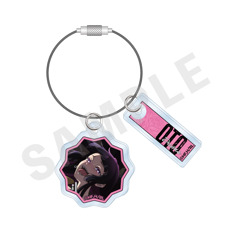 ロックは淑女の嗜みでして　ワイヤー付きアクリルチャーム（黒鉄音羽）