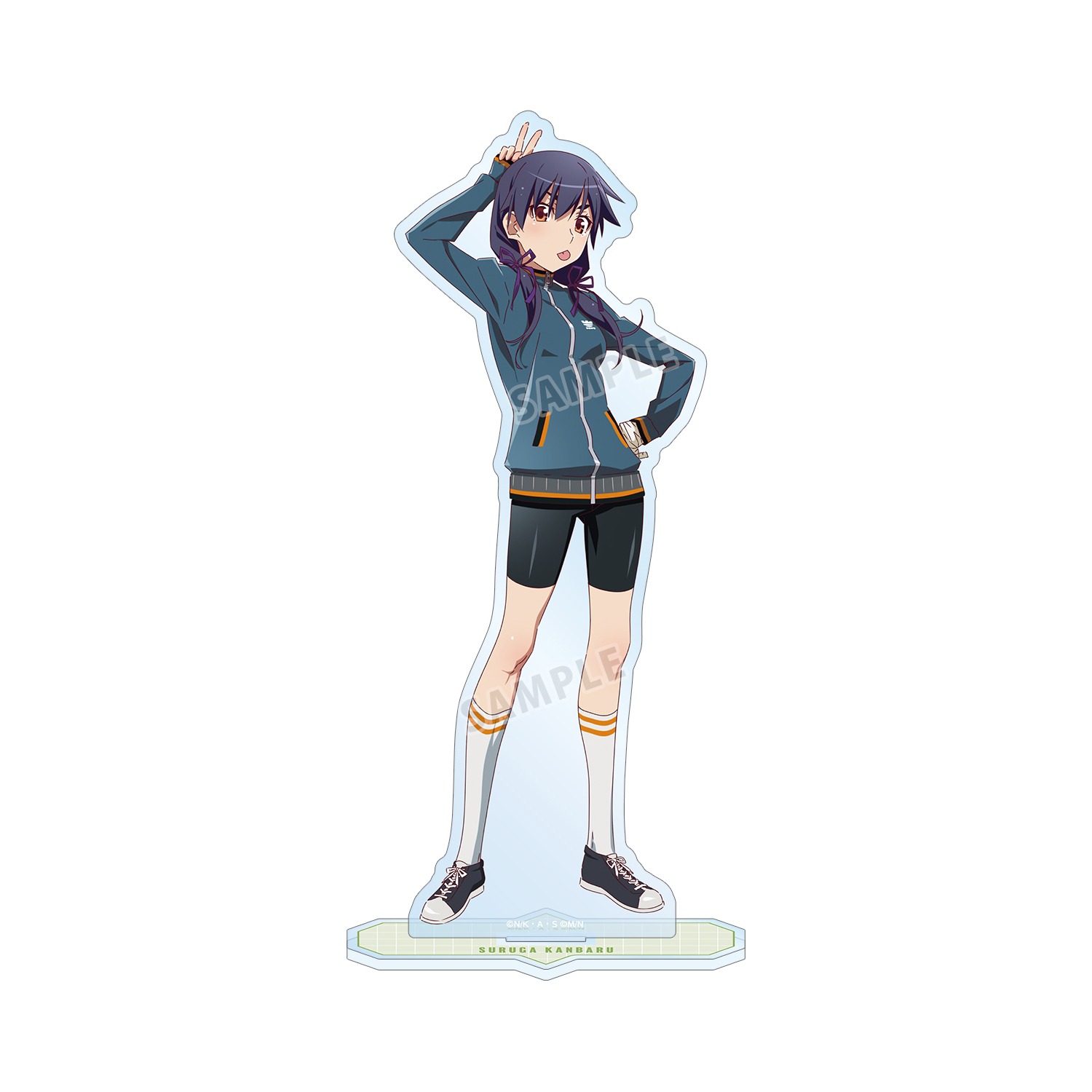 物語シリーズ×STEINS;GATE 描き下ろし 神原駿河 コラボイラストver. BIGアクリルスタンド