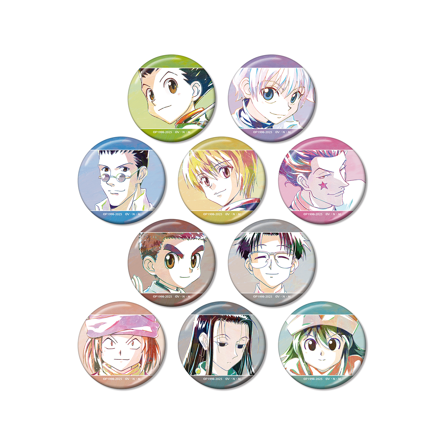 HUNTER×HUNTER トレーディング Ani-Art メタリック缶バッジ