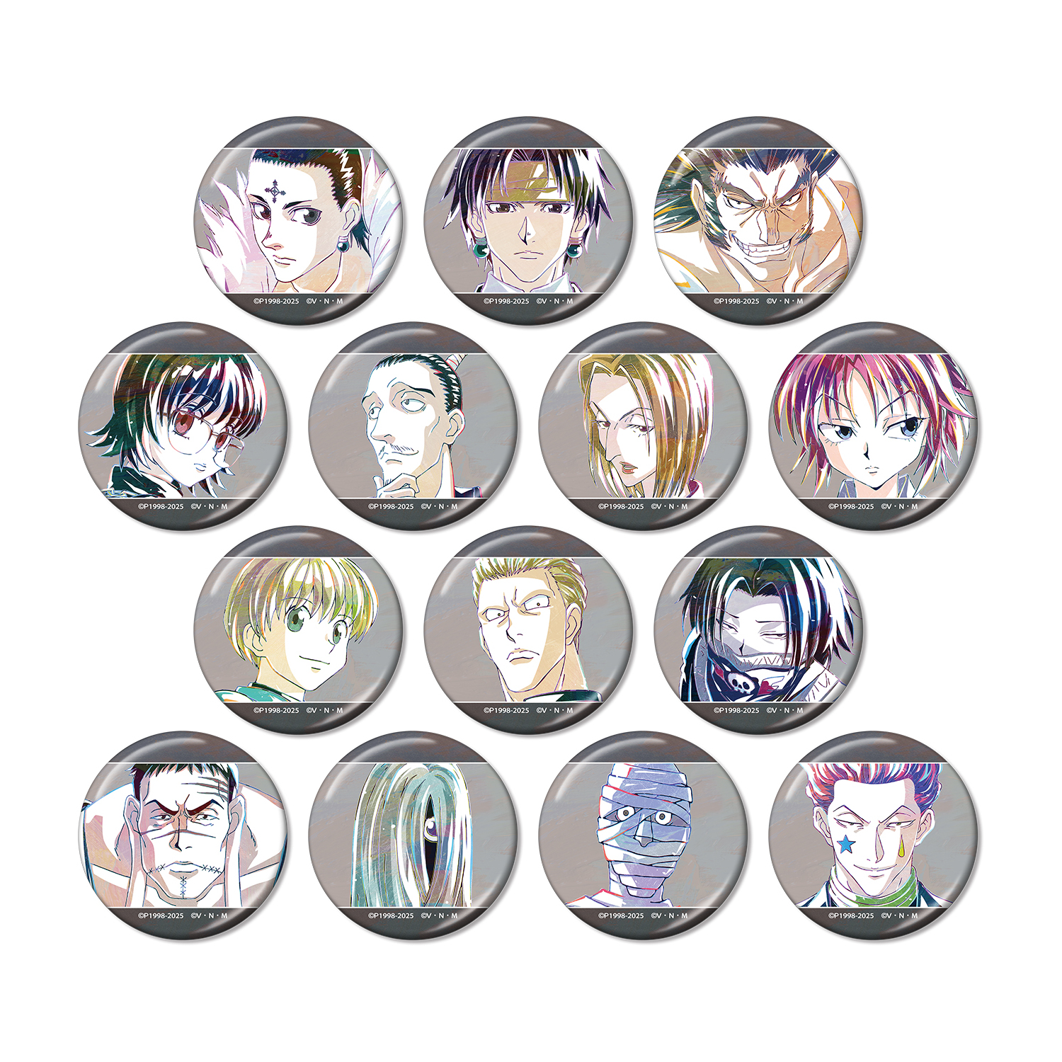 HUNTER×HUNTER トレーディング Ani-Art 第2弾 メタリック缶バッジ