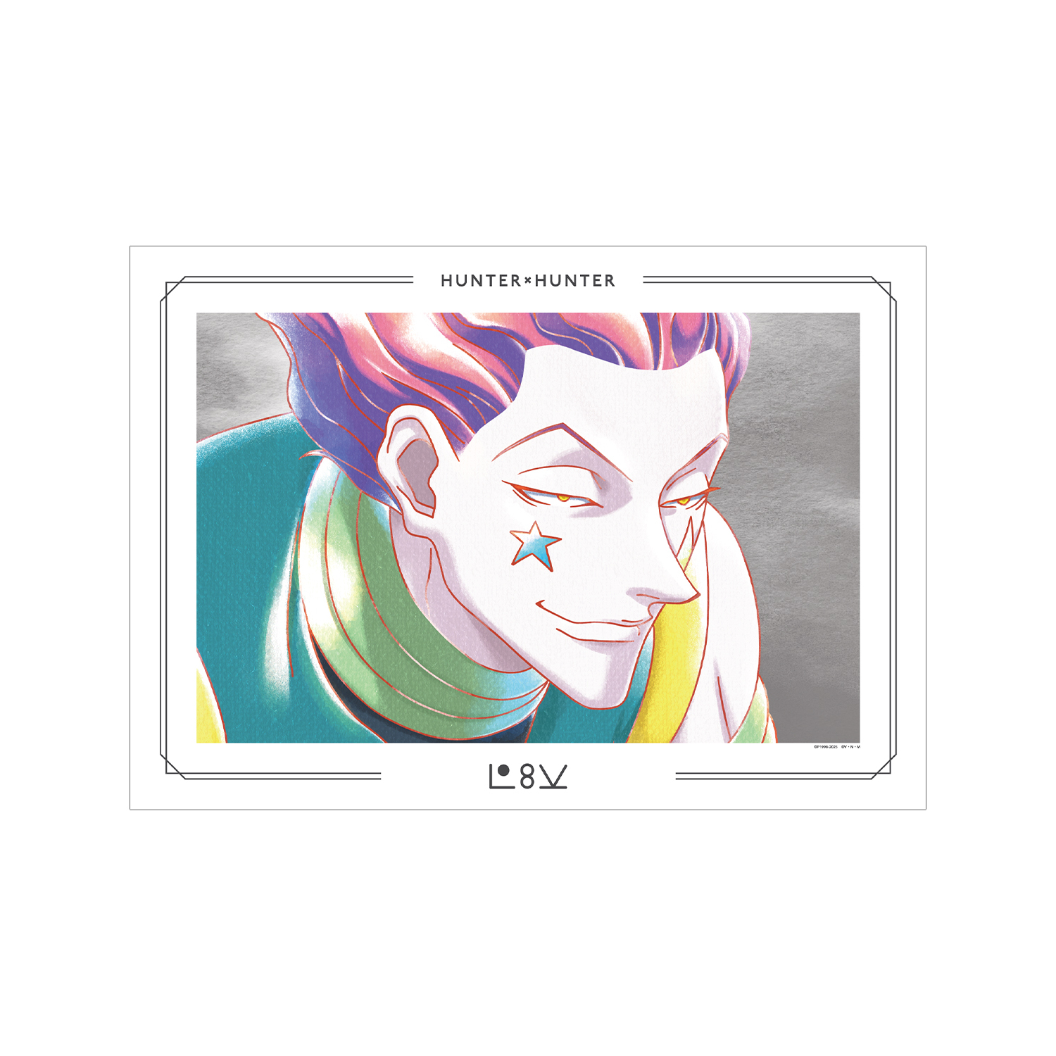 HUNTER×HUNTER ヒソカ Ani-Art aqua label 第2弾 A3マット加工ポスター