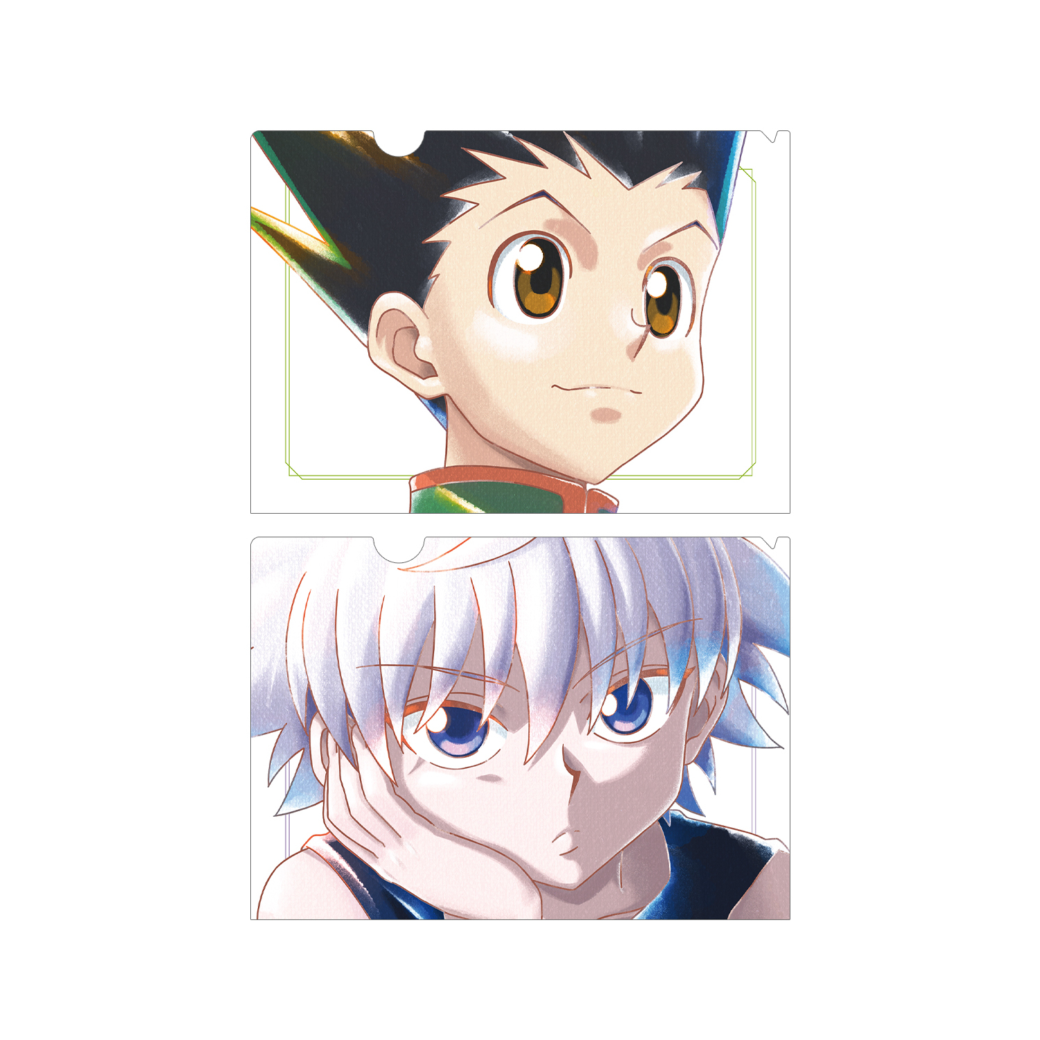 HUNTER×HUNTER Ani-Art aqua label 第2弾 クリアファイル2枚セット ver.A