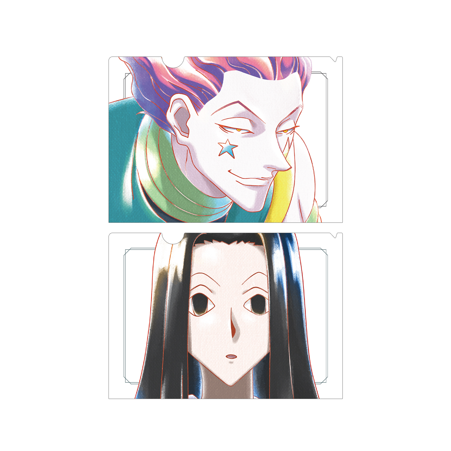 HUNTER×HUNTER Ani-Art aqua label 第2弾 クリアファイル2枚セット ver.B