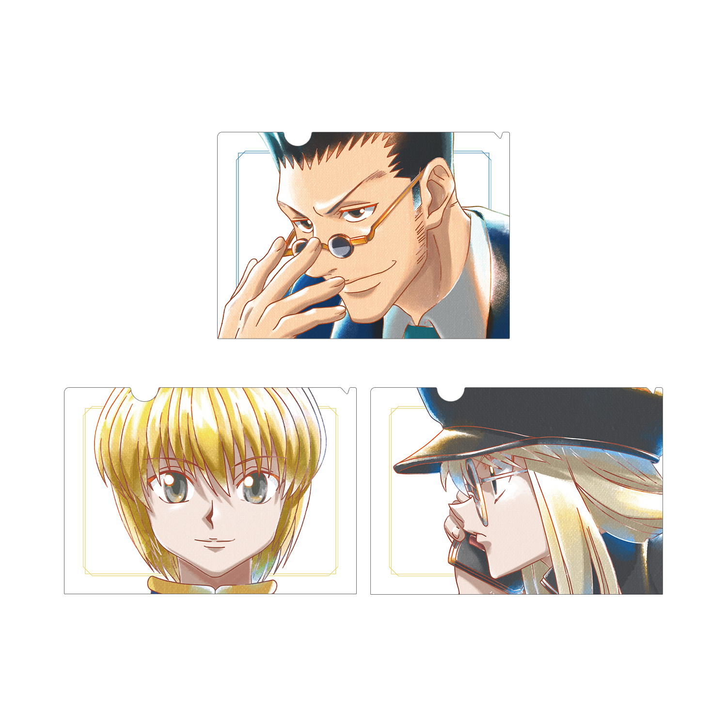 HUNTER×HUNTER Ani-Art aqua label 第2弾 クリアファイル3枚セット ver.A