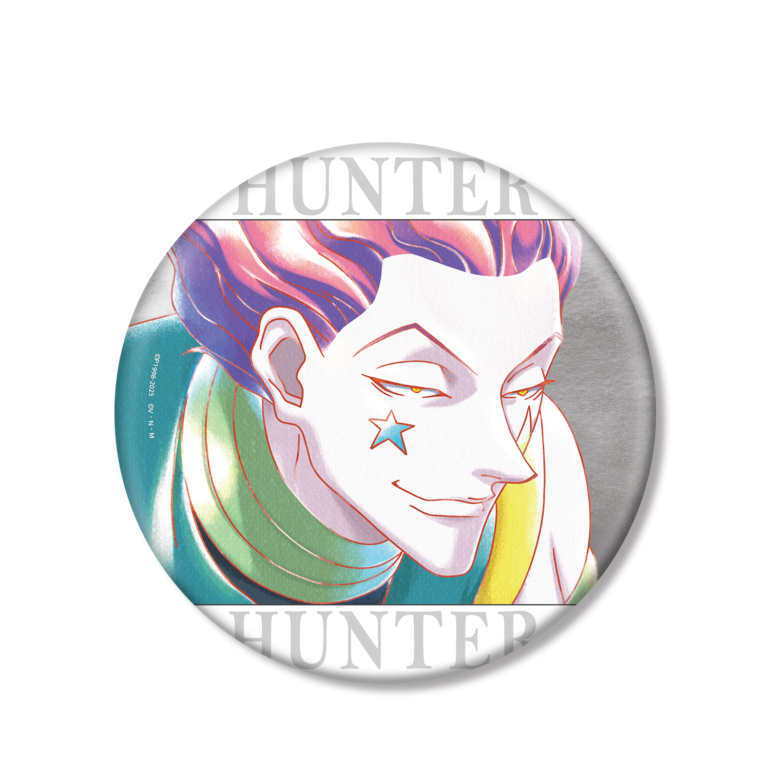 HUNTER×HUNTER ヒソカ Ani-Art aqua label 第2弾 BIG缶バッジ