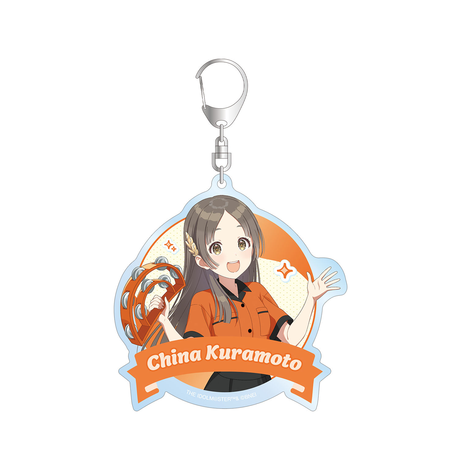 学園アイドルマスター 描き下ろし 倉本千奈 ボウリングシャツver. BIGアクリルキーホルダー