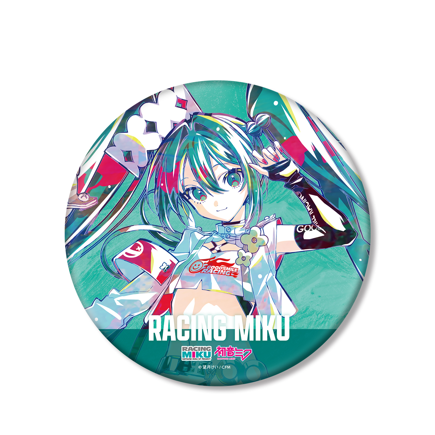 初音ミク GTプロジェクト レーシングミク 2025Ver. Ani-Art BIG缶バッジ ver.A