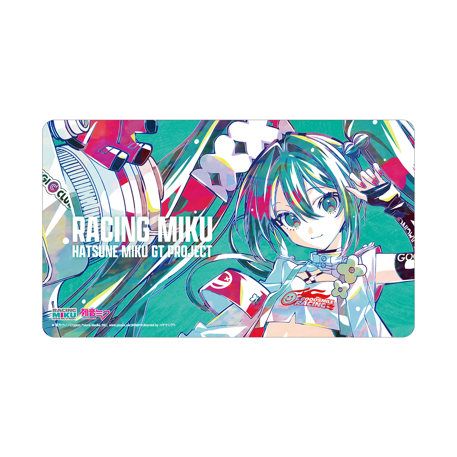 初音ミク GTプロジェクト レーシングミク 2025Ver. Ani-Art マルチデスクマット ver.A