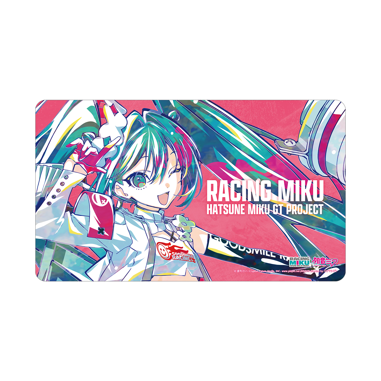 初音ミク GTプロジェクト レーシングミク 2025Ver. Ani-Art マルチデスクマット ver.B