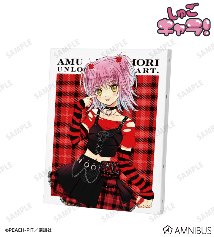 PEACH-PIT先生 描き下ろし 日奈森 あむ ゴスパンクver. F0号キャンバスボード