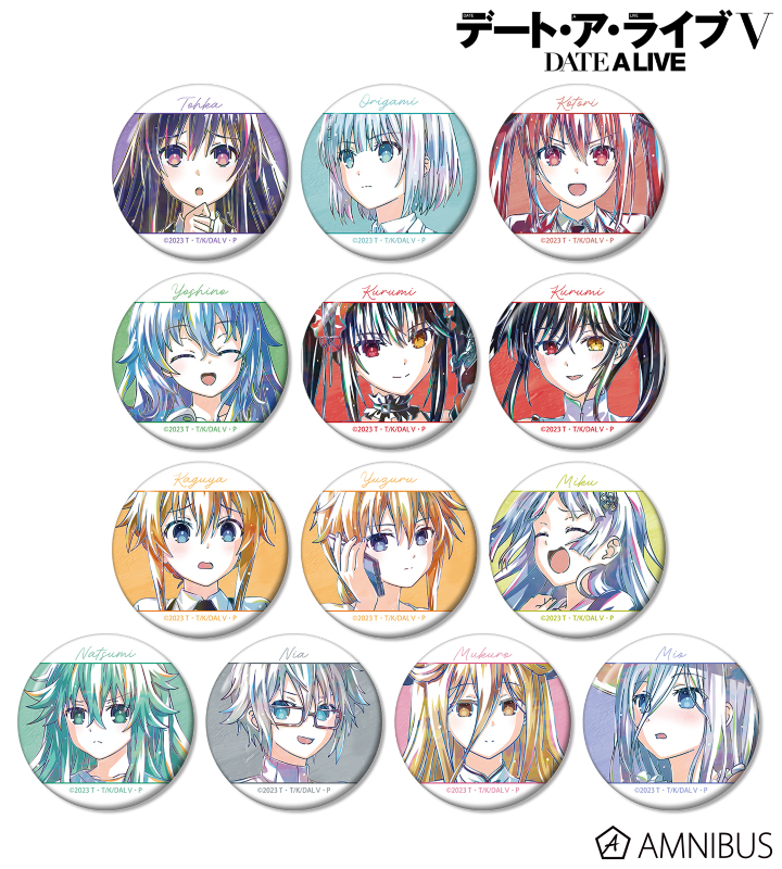 デート・ア・ライブV トレーディング Ani-Art 第2弾 缶バッジ