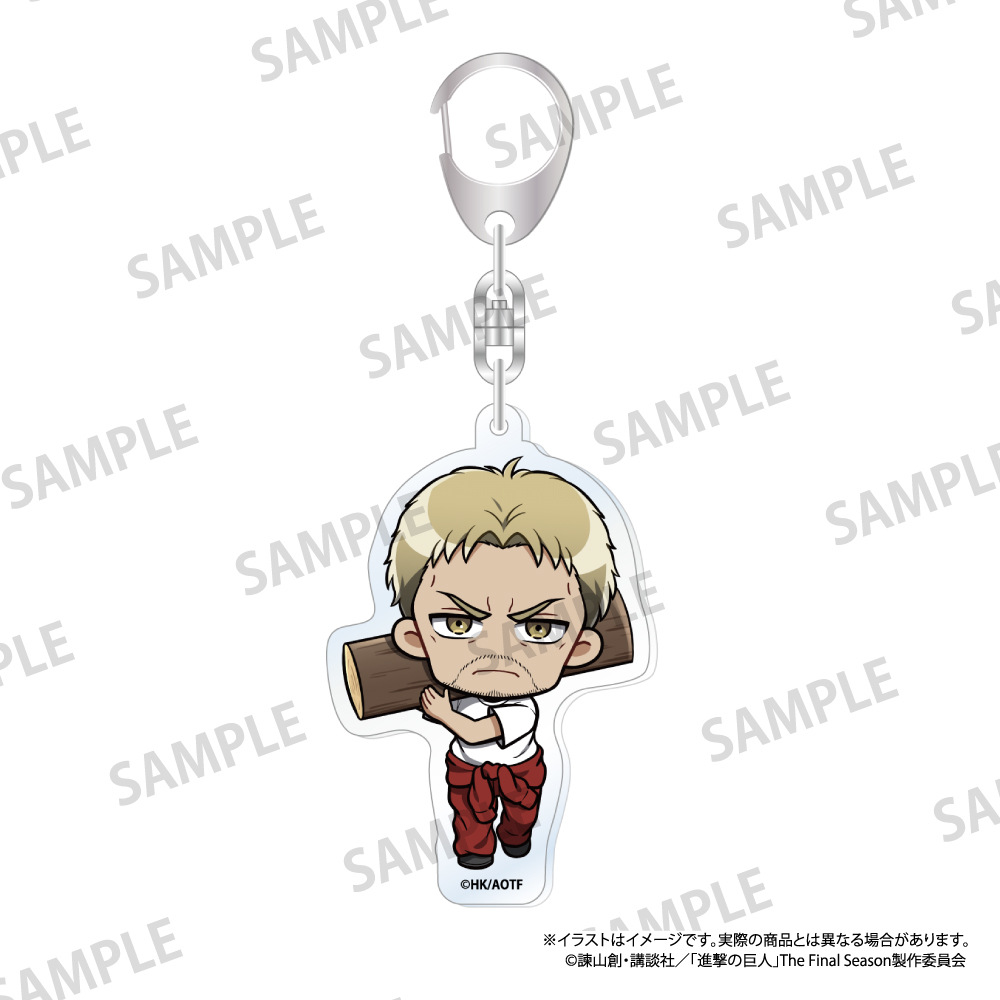 進撃の巨人　アクリルキーホルダー　ライナー・ブラウン（ミニキャラ）（ＤＩＹ）