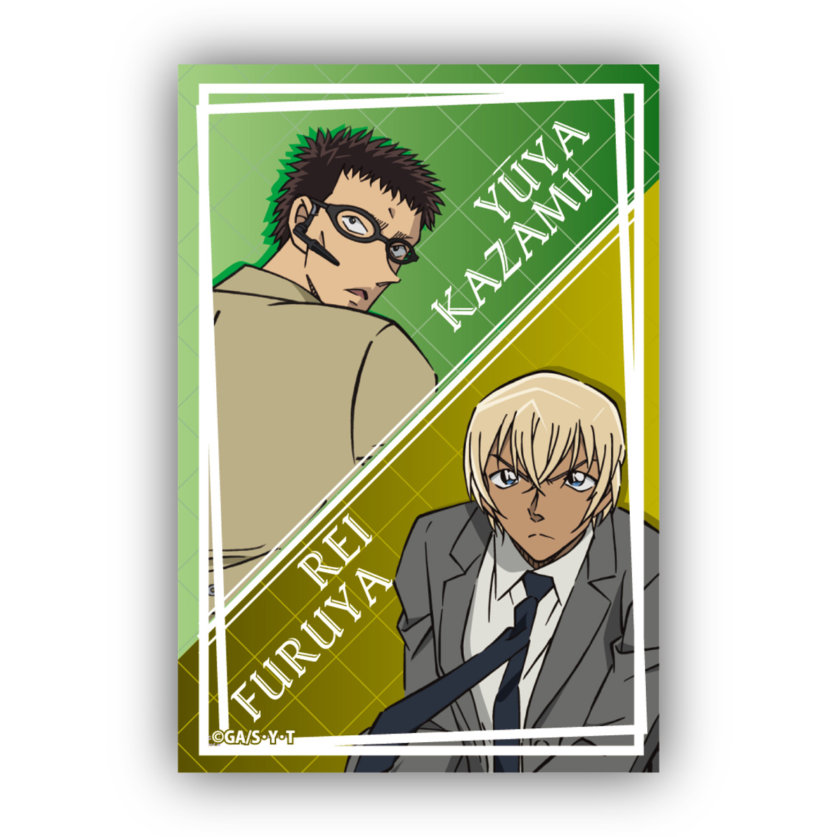 名探偵コナンスクエア型缶バッジＶｏｌ．３　降谷零＆風見裕也