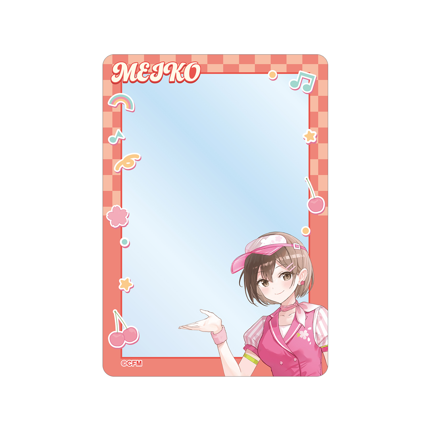 桜ミク 描き下ろし MEIKO アメリカンダイナーver. Art by ふーみ B8硬質カードケース