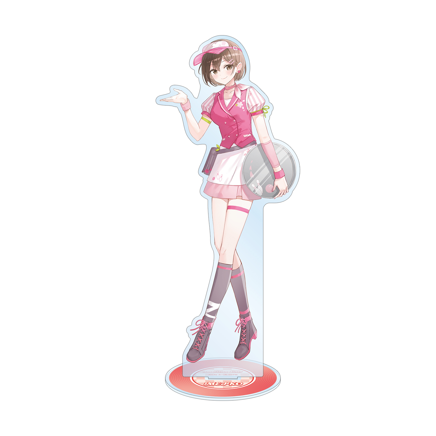 桜ミク 描き下ろし MEIKO アメリカンダイナーver. Art by ふーみ BIGアクリルスタンド