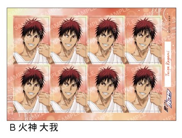 黒子のバスケ 証明写真風シール-雨上がり-（B 火神 大我）