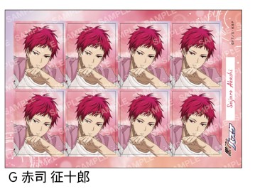 黒子のバスケ 証明写真風シール-雨上がり-（G 赤司 征十郎）