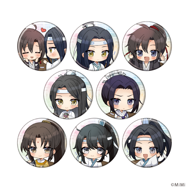 缶バッジ「大河幻想ラジオドラマ「魔道祖師」」02/ブラインド(全8種)(ミニキャライラスト)