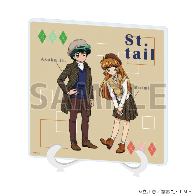 アクリルアートボード「TVアニメ『怪盗セイント?テール』」02/整列デザイン トラッドファッションver.(描き下ろしイラスト)