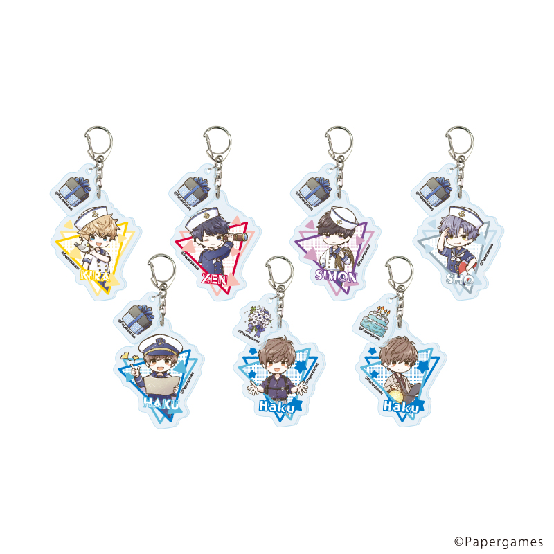 パーツ付きアクリルキーホルダー「恋とプロデューサー～EVOL×LOVE～」04/ブラインド(全7種)(グラフアートイラスト)