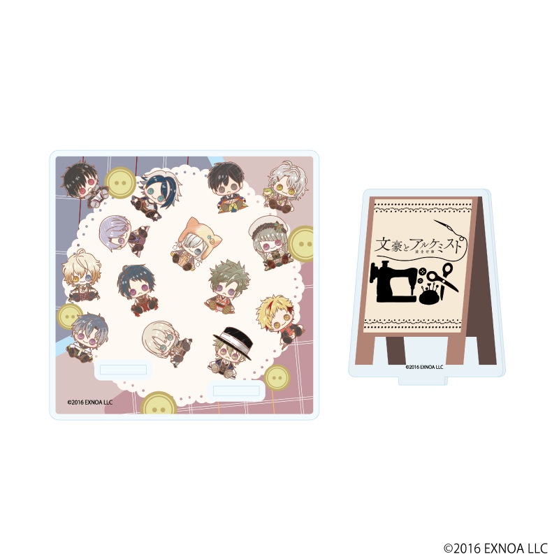 アクリルコースタースタンド「文豪とアルケミスト」04/ぬいぐるみver.(グラフアートイラスト)