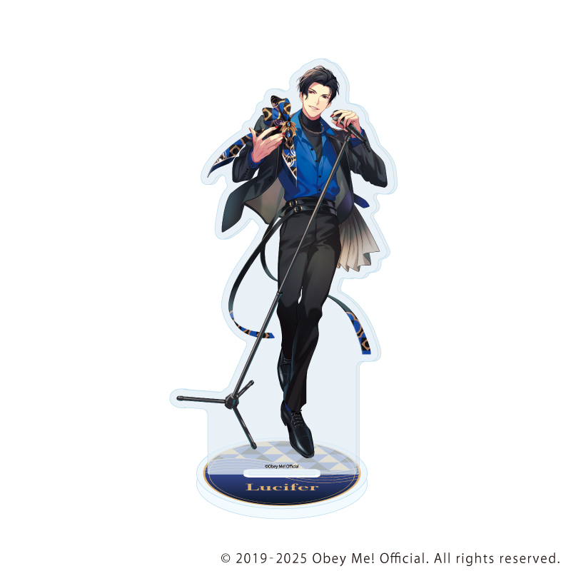 アクリルスタンド「Obey Me! Nightbringer」114/ルシファー バンドver.(描き下ろしイラスト)