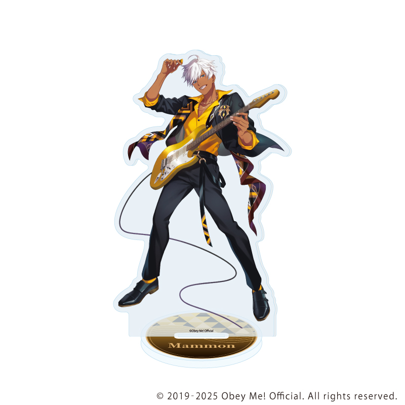 アクリルスタンド「Obey Me! Nightbringer」115/マモン バンドver.(描き下ろしイラスト)