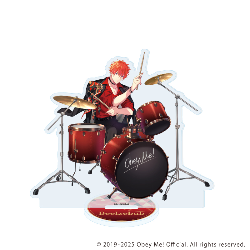 アクリルスタンド「Obey Me! Nightbringer」119/ベルゼブブ バンドver.(描き下ろしイラスト)