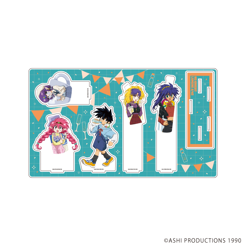 プレミアム アクリルジオラマプレート「NG騎士ラムネ＆40」01/集合デザイン(描き下ろしイラスト)