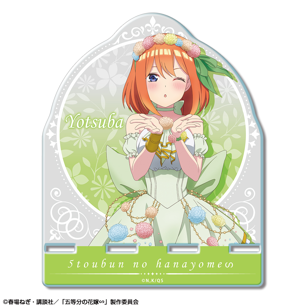 五等分の花嫁∽ アクリルスマホスタンド デザイン04(中野四葉/花の妖精ver.)【描き下ろし】