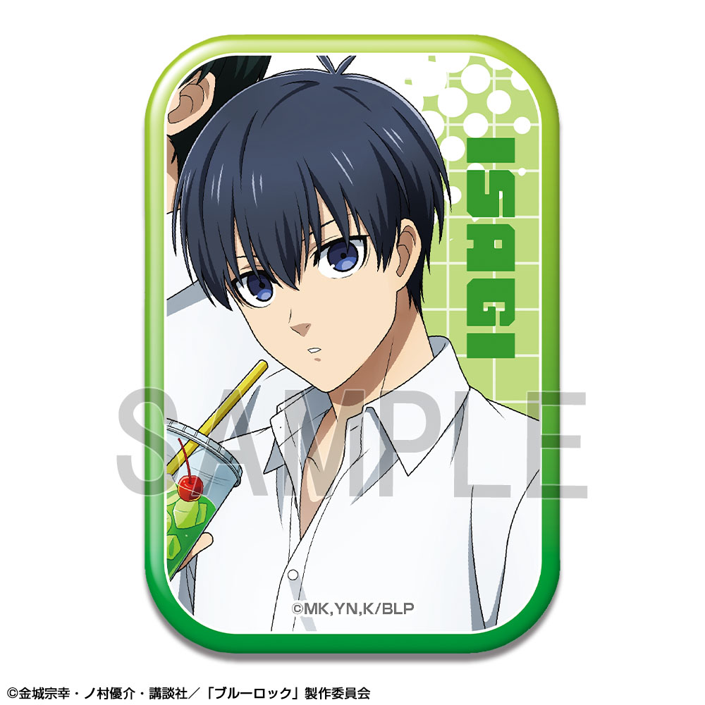 「ブルーロック」 長方形缶バッジ デザイン05(潔 世一/B)