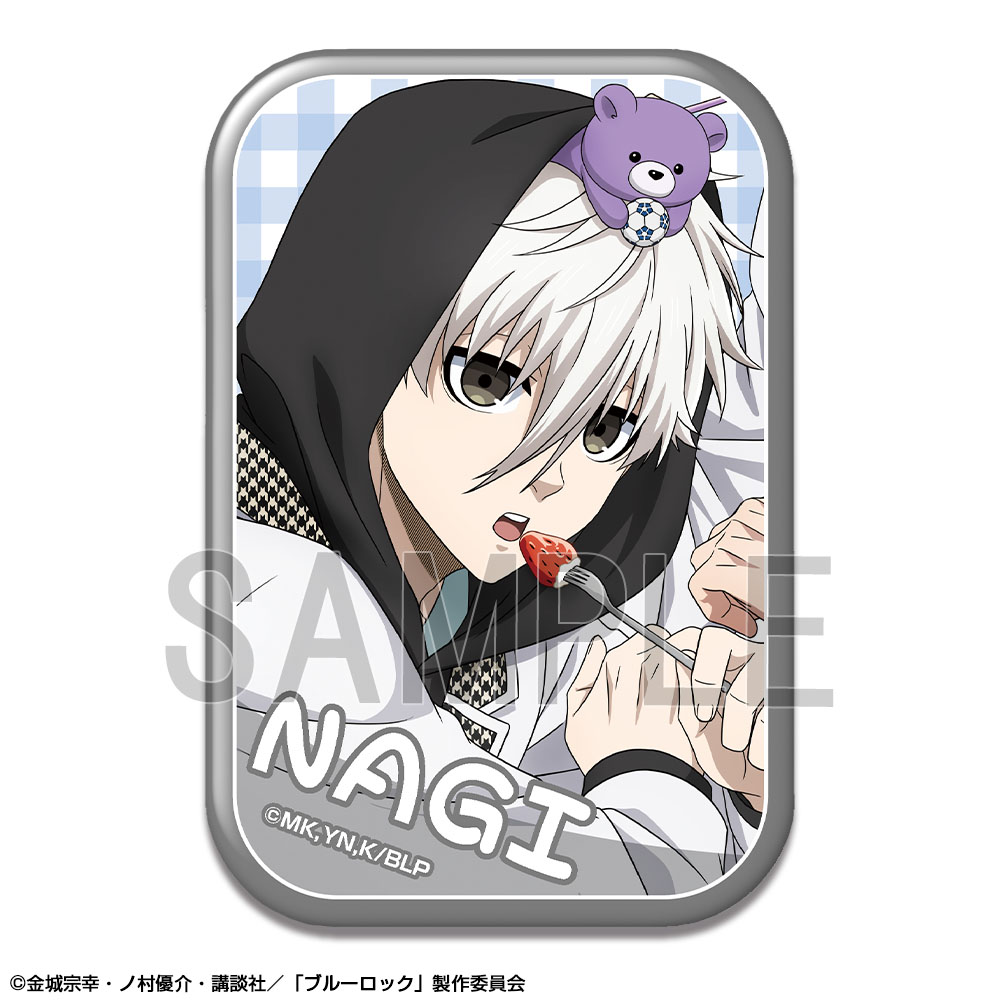 「ブルーロック」 長方形缶バッジ デザイン07(凪 誠士郎/D)