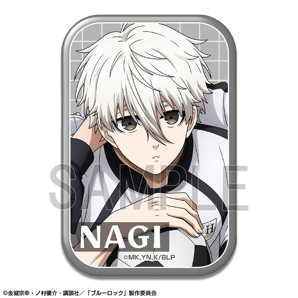 「ブルーロック」 長方形缶バッジ デザイン09(凪 誠士郎/E)