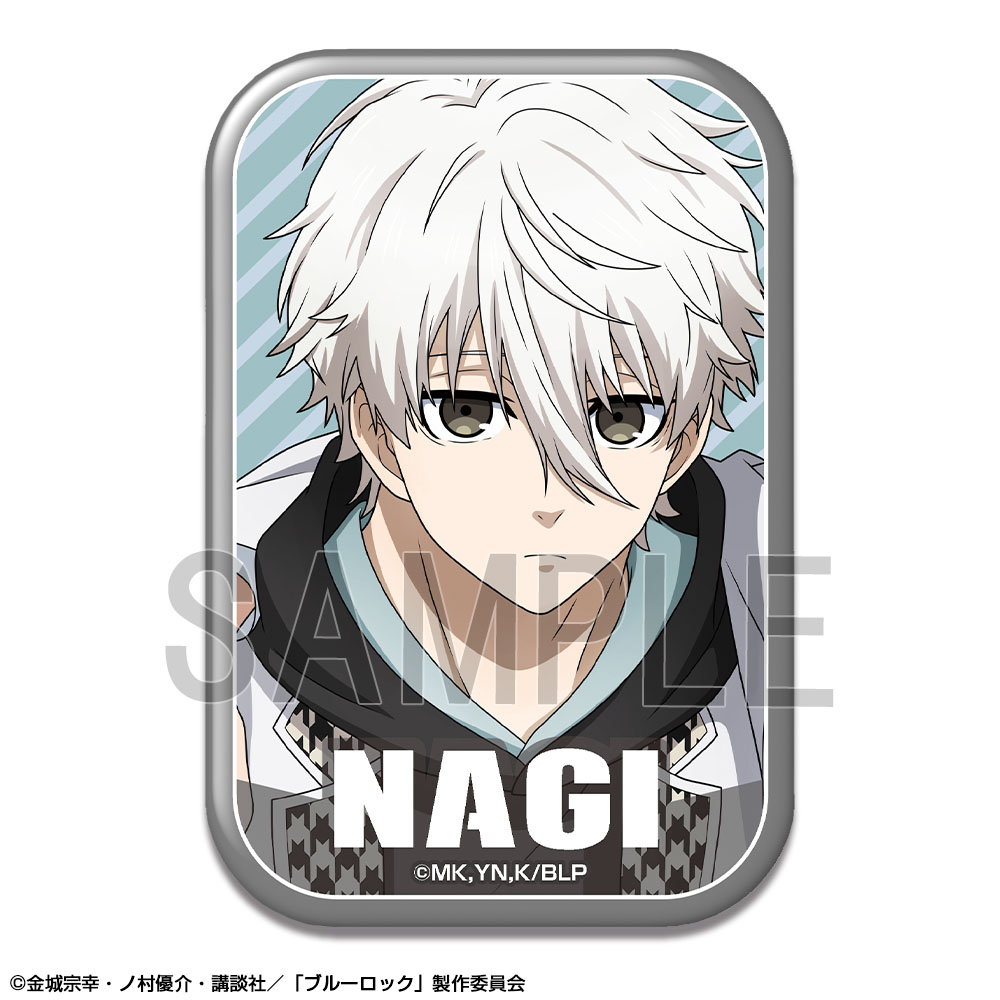 「ブルーロック」 長方形缶バッジ デザイン11(凪 誠士郎/F)