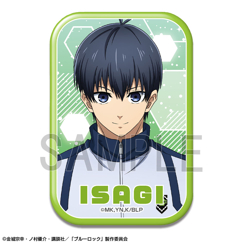 「ブルーロック」 長方形缶バッジ デザイン16(潔 世一/D)