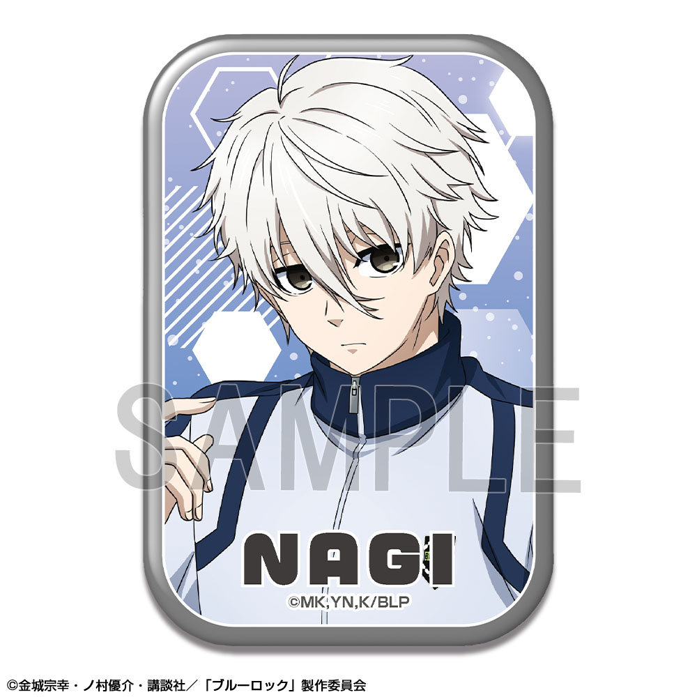 「ブルーロック」 長方形缶バッジ デザイン17(凪 誠士郎/H)
