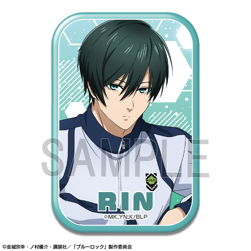「ブルーロック」 長方形缶バッジ デザイン18(糸師 凛/C)