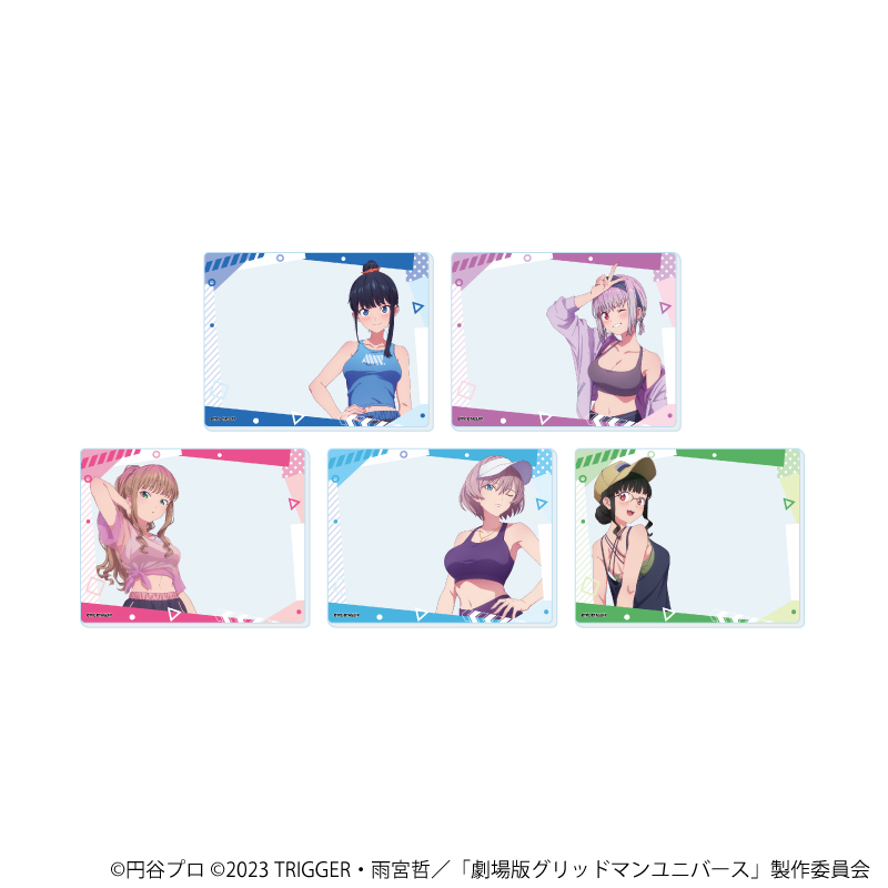 アクリルカード「グリッドマンユニバース」19/スポーツウェアver. ブラインド(全5種)(描き下ろしイラスト)