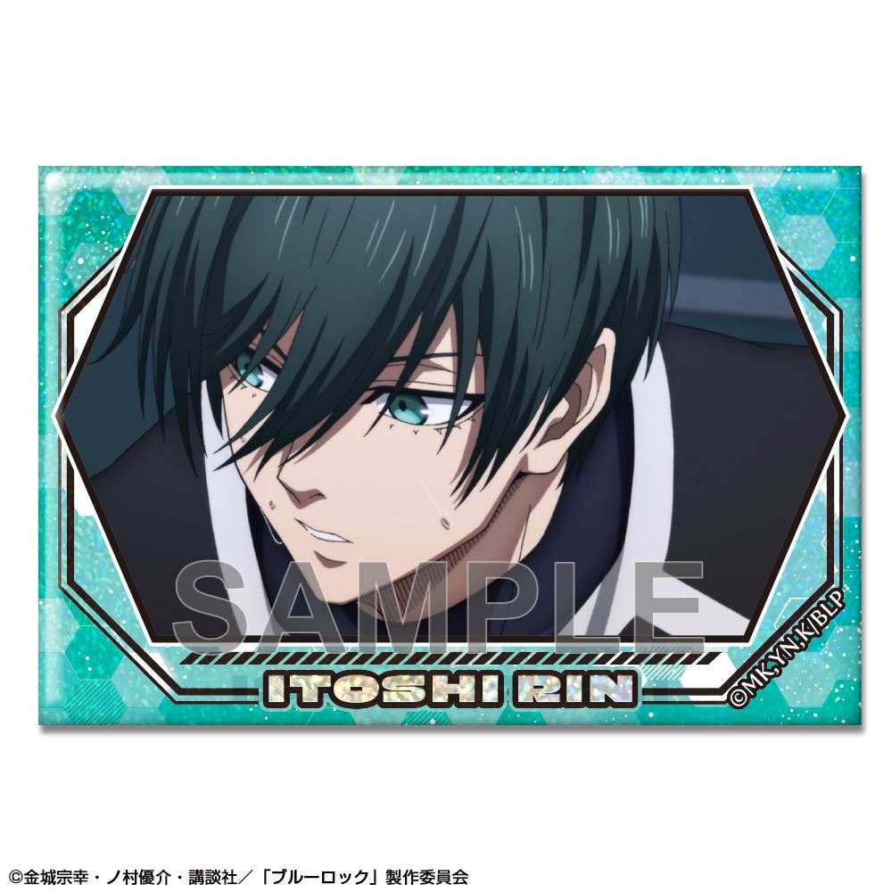 「ブルーロック」 ホログラム缶バッジ Ver.2 デザイン04(糸師 凛/A)