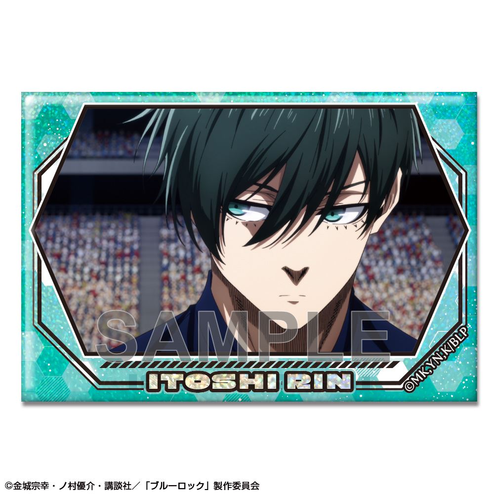 「ブルーロック」 ホログラム缶バッジ Ver.2 デザイン06(糸師 凛/C)