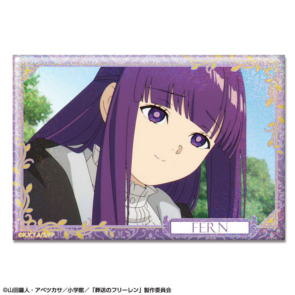 「葬送のフリーレン」 ホログラム缶バッジ デザイン12(フェルン/B)