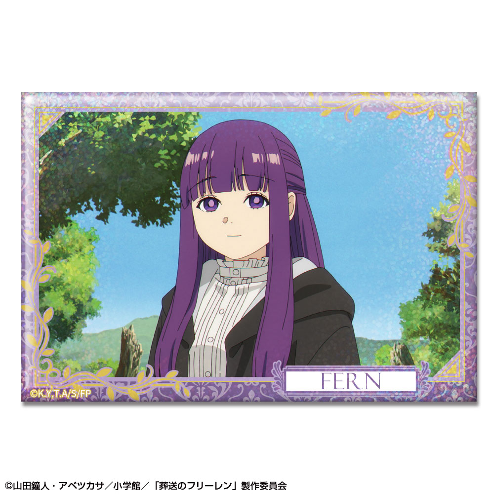 「葬送のフリーレン」 ホログラム缶バッジ デザイン13(フェルン/C)