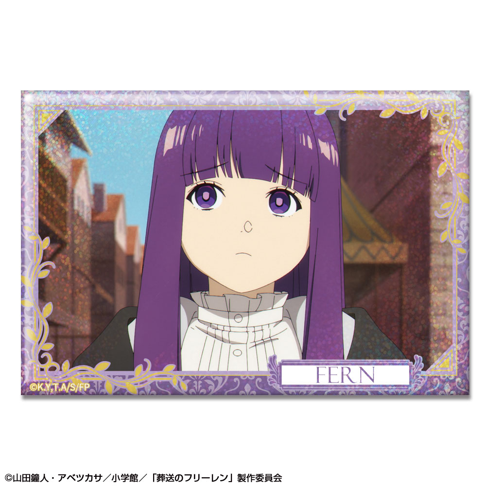「葬送のフリーレン」 ホログラム缶バッジ デザイン14(フェルン/D)