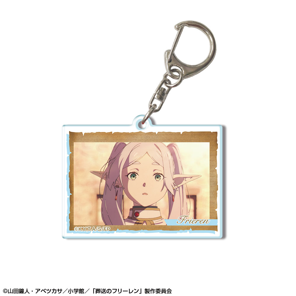 「葬送のフリーレン」 アクリルキーホルダー デザイン06(フリーレン/F)
