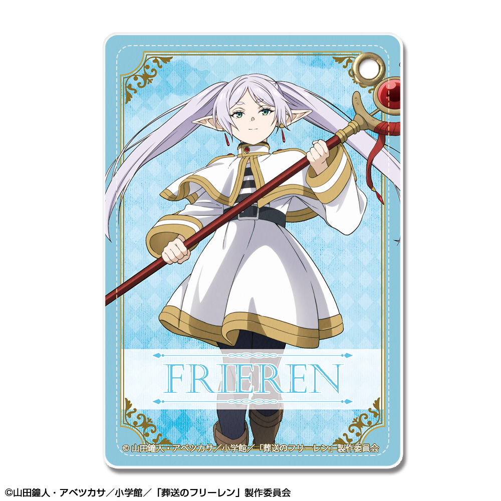 「葬送のフリーレン」 レザーパスケース デザイン01(フリーレン/A)