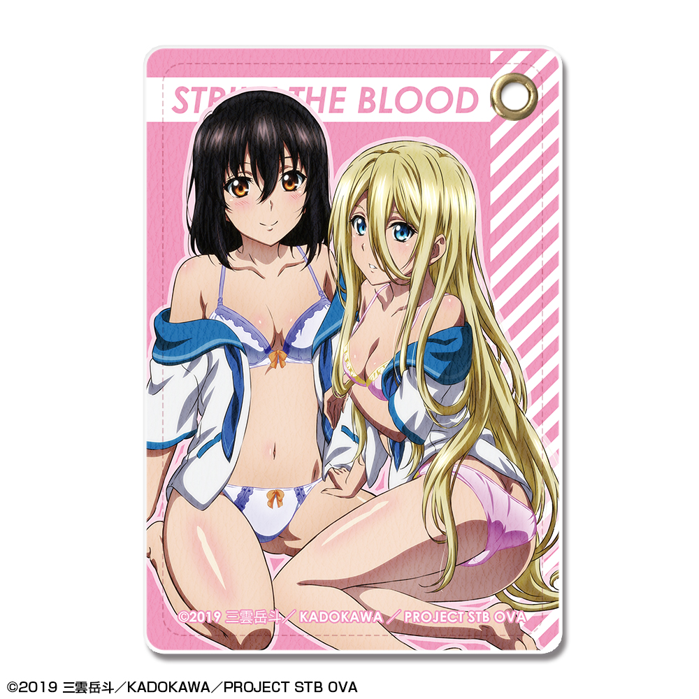 ストライク?ザ?ブラッドFINAL レザーパスケース デザイン07(姫柊雪菜&アヴローラ?フロレスティーナ)