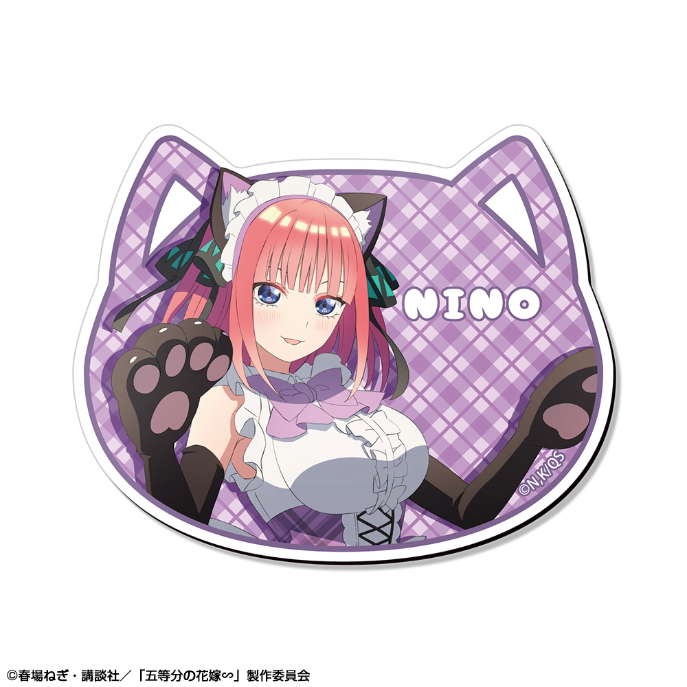 五等分の花嫁∽ マグネットシート デザイン02(中野二乃/猫耳メイドver.)【描き下ろし】