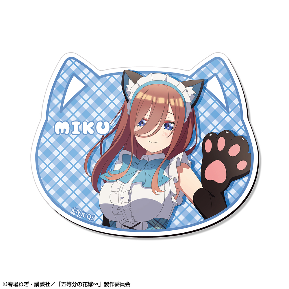 五等分の花嫁∽ マグネットシート デザイン03(中野三玖/猫耳メイドver.)【描き下ろし】