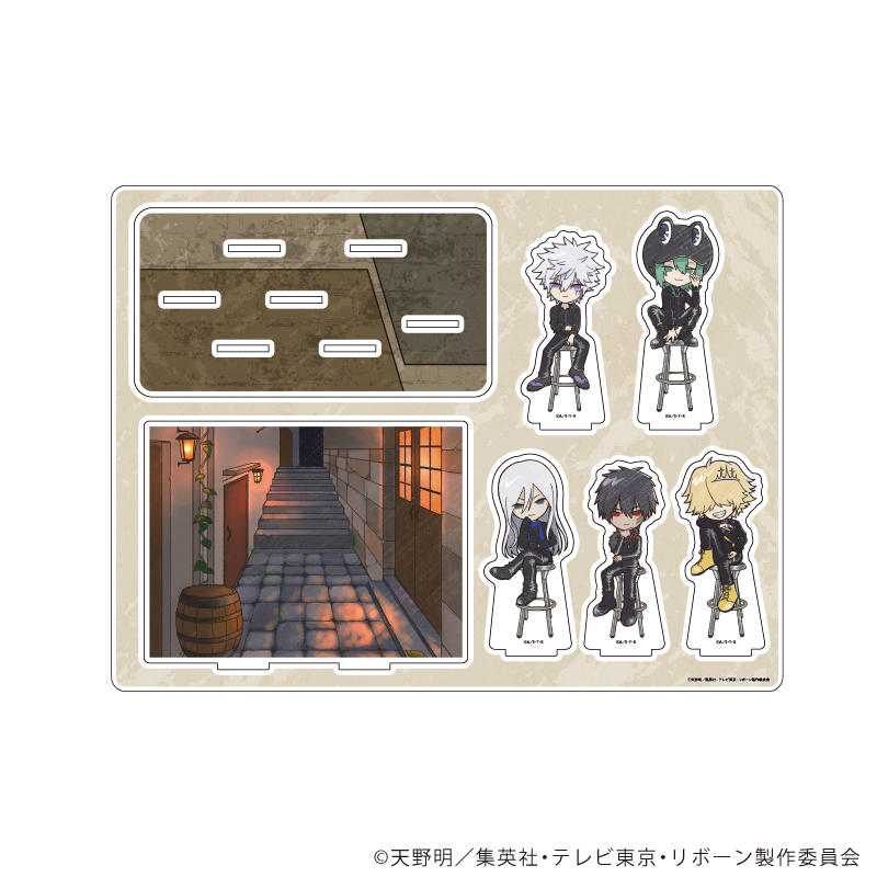 アクリルジオラマ「家庭教師ヒットマンREBORN!」02/集合デザイン(グラフアートイラスト)